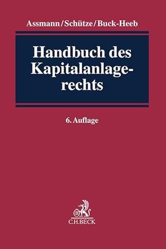 Handbuch des Kapitalanlagerechts von C.H.Beck